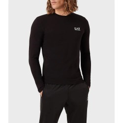 тениска,мъжки,тениски,ea7,emporio,armani,8npt55,long,sleeve,t,shirt,black