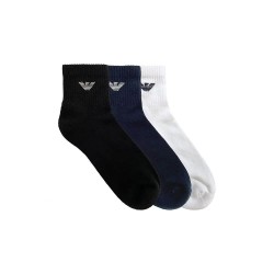 чорапи,мъжки,чорапи,emporio,armani,304202,half,short,socks,3,pairs,multicolor