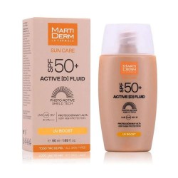 Martiderm Sun Care Active D Fluid SPF50+ 50ml Facial Sunscreen - Beige козметика,за,защита,от,слънце,martiderm,sun,care,active,d,fluid,spf50+,50ml,facial,sunscreen,beige