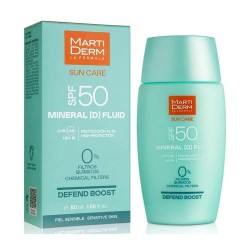 Martiderm Sun Care Mineral D Fluid SPF50 50ml Facial Sunscreen - Green козметика,за,защита,от,слънце,martiderm,sun,care,mineral,d,fluid,spf50,50ml,facial,sunscreen,green