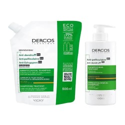 хигиена,коса,vichy,dercos,400ml,anti,dandruff,shampoo,clear