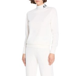 блуза,дамски,пуловери,дамски,плетени,дрехи,armani,exchange,6rym1k,yme3z,v,neck,sweater,iso,(white)