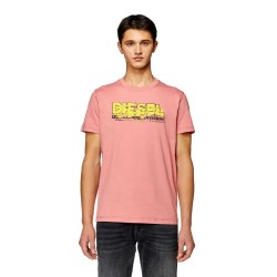 тениска,мъжки,тениски,diesel,diegor,k70,short,sleeve,t,shirt,brandied,apricot,(pink)