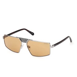 слънчеви,очила,слънчеви,очила,guess,gu00087,sunglasses,shiny,gunmetal,brown,(golden)