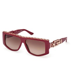 слънчеви,очила,слънчеви,очила,guess,gu7914,woman,sunglasses,shiny,bordeaux,brown,mirror,(brown)