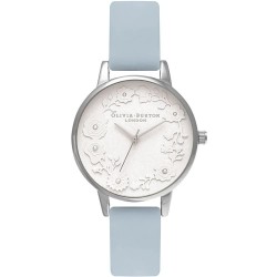 Часовник Olivia burton OB16AR03 woman watch - Silver (Silver / Blue / White) часовник,часовници,olivia,burton,ob16ar03,woman,watch,silver,(silver,blue,white)