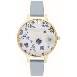 Часовник Olivia burton OB16AR08 woman watch - Golden (Golden / Blue / White) часовник,часовници,olivia,burton,ob16ar08,woman,watch,golden,(golden,blue,white)