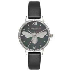 Часовник Olivia burton OB16BB13 woman watch - Black (Silver / Black / Black) часовник,часовници,olivia,burton,ob16bb13,woman,watch,black,(silver,black,black)