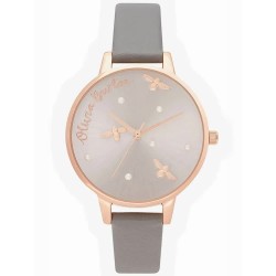 Часовник Olivia burton OB16PQ03 woman watch - Golden (Pink / Grey / Grey) часовник,часовници,olivia,burton,ob16pq03,woman,watch,golden,(pink,grey,grey)