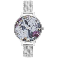 часовник,часовници,olivia,burton,ob16us11,watch,silver,(silver,silver,multicolored)