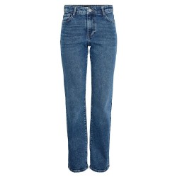 Дънки Pieces Kelly Straight Fit Mb402 jeans - Blue (Medium Blue Denim) дънки,дамски,панталони,pieces,kelly,straight,fit,mb402,jeans,blue,(medium,blue,denim)