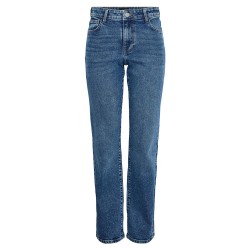 дънки,дамски,панталони,pieces,kelly,straight,fit,mb402,mid,waist,jeans,blue