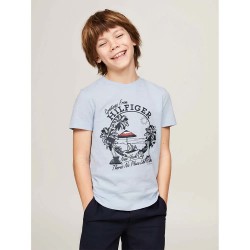 тениска,детски,тениски,tommy,hilfiger,greetings,from,short,sleeve,t,shirt,grey,(breezy,blue)