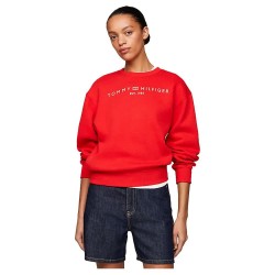 блуза,дамски,блузи,tommy,hilfiger,mdrn,corp,logo,regular,fit,sweatshirt,red