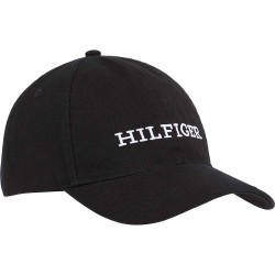 шапка,всички,шапки,tommy,hilfiger,monotype,soft,6,panel,cap,black