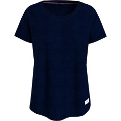 тениска,дамски,тениски,tommy,hilfiger,uw0uw04873,short,sleeve,t,shirt,blue,(desert,sky)