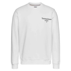 блуза,мъжки,пуловери,tommy,jeans,reg,entry,graphic,crew,sweatshirt,white