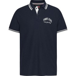 дънки,мъжки,блузи,с,яка,tommy,jeans,reg,tipping,short,sleeve,polo,blue