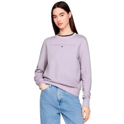 блуза,дамски,блузи,tommy,jeans,reg,tonal,linear,sweatshirt,purple
