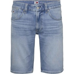 дънки,мъжки,панталони,tommy,jeans,ronnie,bh0118,denim,shorts,blue