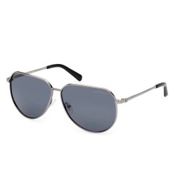 слънчеви,очила,слънчеви,очила,guess,gu00089,sunglasses,shiny,gunmetal,smoke,polarized,(silver)