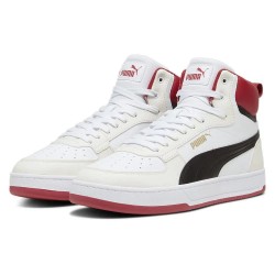 маратонки,мъжки,маратонки,puma,caven,2.0,mid,trainers,frosted,ivory,white,club,red,(beige)
