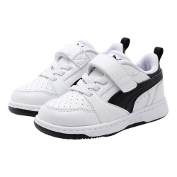 маратонки,детски,маратонки,puma,rebound,v6,lo,ac+,trainers,white,black,black,(white)