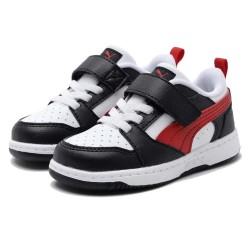 маратонки,детски,маратонки,puma,rebound,v6,lo,ac+,trainers,white,for,all,time,red,black,(white)