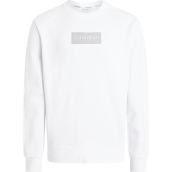 блуза,мъжки,пуловери,calvin,klein,raised,rubber,logo,sweatshirt,white