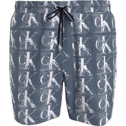 бански,гащета,мъжки,бански,костюми,calvin,klein,km0km00913,swimming,shorts,blue,(blue,ripple,aop)