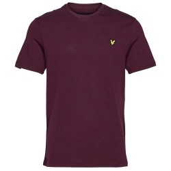 тениска,мъжки,тениски,дамски,тениски,lyle,&,scott,plain,short,sleeve,t,shirt,red,(maroon)