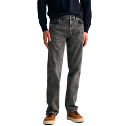 дънки,мъжки,панталони,gant,1000250,regular,fit,jeans,black