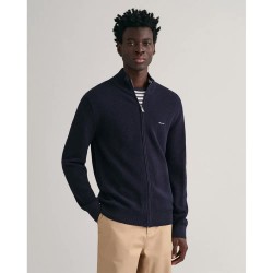 блуза,мъжки,пуловери,gant,8040524,full,zip,sweater,evening,blue,(blue)