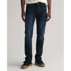 дънки,мъжки,панталони,gant,active,recover,slim,fit,jeans,blue