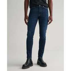 дънки,мъжки,панталони,gant,active,recover,slim,fit,jeans,dark,blue,worn,in,(blue)