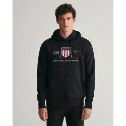 суичър,мъжки,пуловери,gant,archive,shield,regular,fit,hoodie,black,(black)