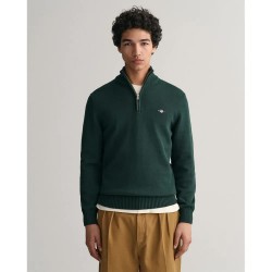 Блуза Gant Casual half zip sweater - Green (Tartan Green) блуза,мъжки,пуловери,дамски,пуловери,gant,casual,half,zip,sweater,green,(tartan,green)