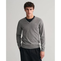 блуза,мъжки,пуловери,gant,classic,sweater,dark,grey,melange,(grey)