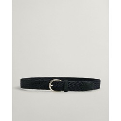 колан,колани,gant,elastic,braided,belt,black