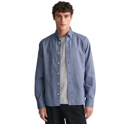 риза,с,дълъг,ръкав,мъжки,ризи,gant,slim,oxford,long,sleeve,shirt,blue