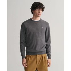 блуза,мъжки,пуловери,gant,superfine,lambswool,sweater,grey,(charcoal,melange)