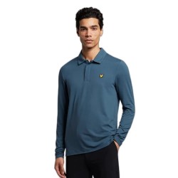 мъжки,блузи,с,яка,lyle,&,scott,concealed,button,long,sleeve,polo,light,navy,(blue)