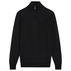 блуза,мъжки,пуловери,lyle,&,scott,tonal,eagle,half,zip,sweater,black,(jet,black)