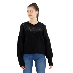 Блуза Pepe jeans Femke sweater - Black (Black) блуза,дамски,пуловери,дамски,плетени,дрехи,pepe,jeans,femke,sweater,black,(black)