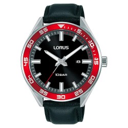 Часовник Lorus watches RH941NX9 watch - Red (Silver Grey / Black / Black) часовник,часовници,lorus,watches,rh941nx9,watch,red,(silver,grey,black,black)