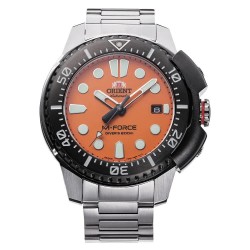 часовник,часовници,orient,watches,orient,sport,mforce,watch,orange
