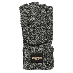 ръкавици,ръкавици,шапки,и,шалове,superdry,cable,knit,gloves,black,fleck,(grey)