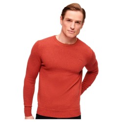блуза,мъжки,пуловери,superdry,essential,slim,fit,sweater,orange,(paprika,orange,marl)