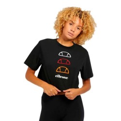 тениска,дамски,тениски,ellesse,deway,cropped,short,sleeve,t,shirt,black,(black)