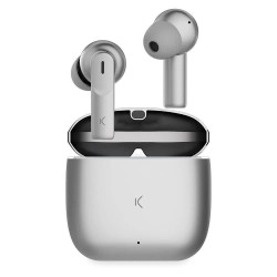 слушалки,слушалки,ksix,meteor,wireless,earphones,silver